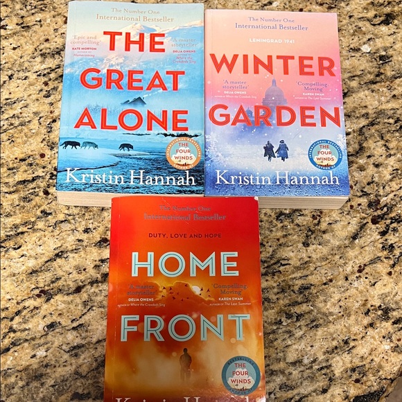Other - Kristin Hannah Paper back Book Set - The Great Alone, Winter Garden, Home Front
